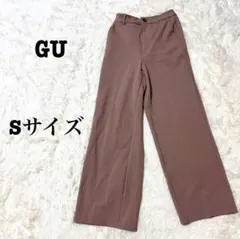 GU ジーユー 221-326204 カットソーカラースラックス S ピンク