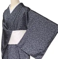 T29着物　小紋　袷　正絹　逸品