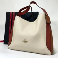 未使用級・箱付き✨️コーチ ショルダーバッグ ハドリーホーボー バイカラー レザー