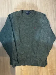 Polo by Ralph Lauren グリーン　ニット　ウール