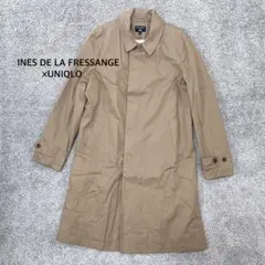 【UNIQLO×イネス】ステンカラーコート メンズ ベージュ L