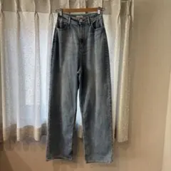 YANUK ヤヌーク ルーズストレート デニム 