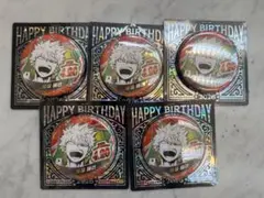 【匿名配送】爆豪勝己 バースデー缶バッジ2026 5個セット