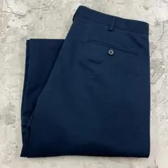 ランズエンド　コットンツイル　チノパン　チノパンツ　古着　ネイビー　紺色　36