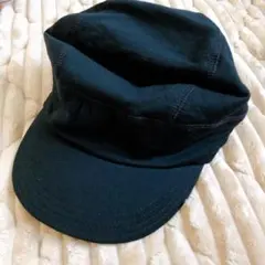 女性用 ポニーテール対応 ウールハット つば付きニット帽子 軽量 ブラック