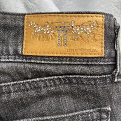 Levi's リーバイス　28インチ　日本製　　ジーパン　ブラック　　期限値下げのサムネイル