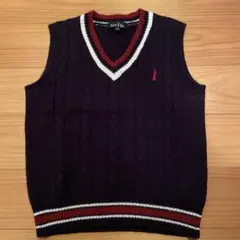 EAST BOY ケーブル編み ノースリーブベスト