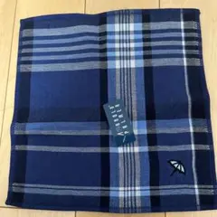 タグ付き未使用！Arnold Palmer タオルハンカチ ブルー チェック柄のサムネイル