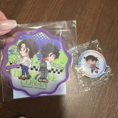 名探偵コナン コースター＆缶バッジのセット