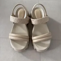 STACCATO 厚底スポーツサンダル ベージュ 22.5cmのサムネイル