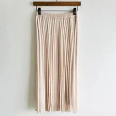 UNIQLO シフォンプリーツスカートSサイズ ピンクベージュ ユニクロ