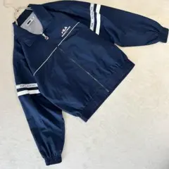 フィラ 刺繍ロゴ ジップアップジャケット ネイビー メンズ アウター スポーツS