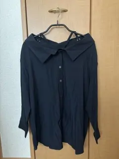 NOBLE ノーブル オフショルダー ストラップ シャツ