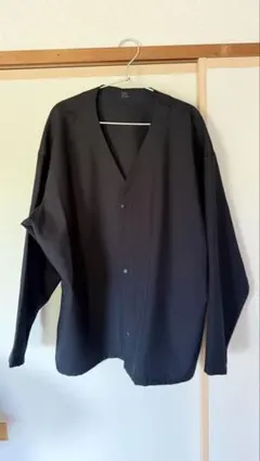 K*i様 MUJI LABO 黒 XL カーディガン