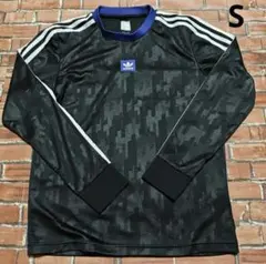 adidas カモフラージュ ブラック 長袖シャツ S　プラクティスシャツ