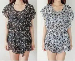 ❤限定1点❤ ビキニ 水着 3点セット レディース 体型カバー 花柄 黒