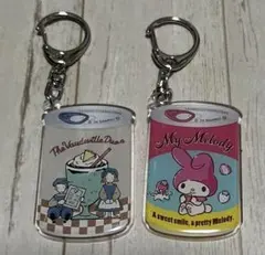サンリオ ヴィンテージレトロ 缶型アクリルキーホルダー