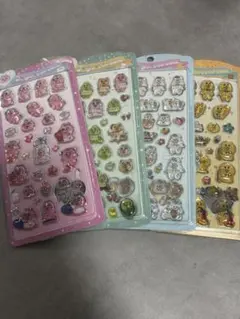 おぱんちゅうさぎ　うるちゅるポップシール4枚セット　ドロップシール