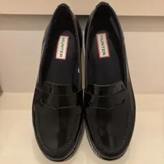 HUNTER ブラック　レインシューズ