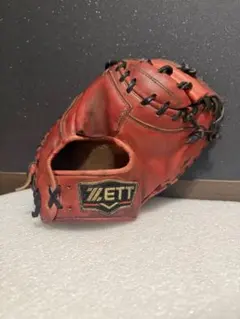 ZETT プロフェッショナルコンセプト 赤 硬式グローブ　キャッチャーミット ZETT プロフェッショナルコンセプト 赤 硬式グローブ キャッチャー