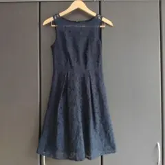 ジルスチュアート JILL STUART ワンピース ノースリーブ レース 総柄