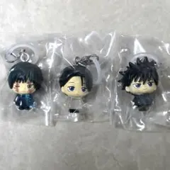 呪術廻戦 乙骨憂太・伏黒恵・禪院真希 めじるしアクセサリー キーホルダー