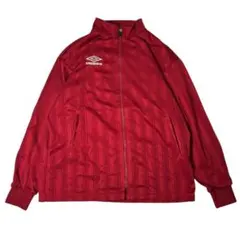 90s UMBRO デサント製 ジャージ トラックジャケット 刺繍ロゴ L