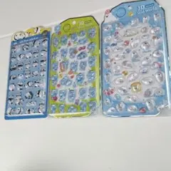 Nekoni パンダクマアザラシぷっくり立体シール