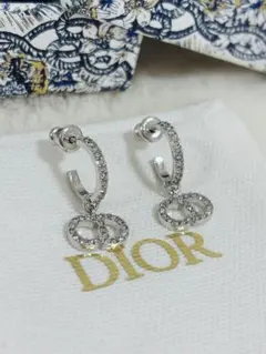 “正規品 未使用”Dior Clair D Luneピアス シルバー クリスタル