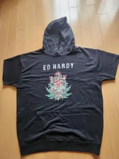 Ed Hardy 00s y2k 長袖 skull プリントシャツ ロゴ L - メルカリ