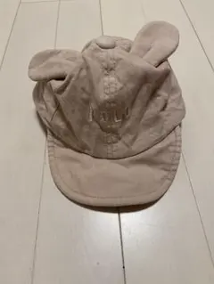 Polo ウサギ耳 ベージュキャップ 42cm