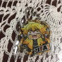 鬼滅の刃 ぴたでふぉめ アクリルキーホルダー【我妻善逸】