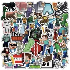 マインクラフト　ステッカー50枚