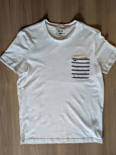 HILFIGER DENIM ポケットTシャツ ホワイト Mサイズのサムネイル
