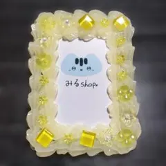 ホイップデコ　トレカケース　硬質ケースデコ　イエロー②