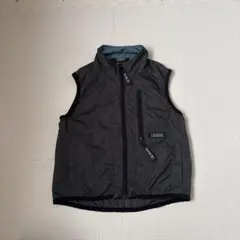 AIGLE キッズ ナイロンベスト 120cm ブラック　コンパクトのサムネイル