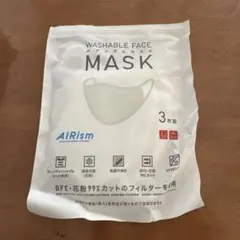 UNIQLO AIRism 洗えるマスク 3枚入り