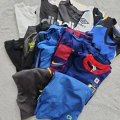 adidasumbroサッカーウェアまとめ売り130.140セット13点