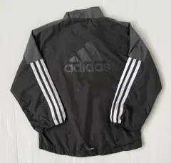 アディダス adidas サッカー フットサル ナイロンジャケット 120 黒