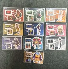 ONE PIECE(ワンピース) 布ステッカー 麦わらの一味 まとめ売り