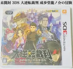 未開封 Nintende 3DS 大逆転裁判 成歩堂龍ノ介の冒険 匿名配送