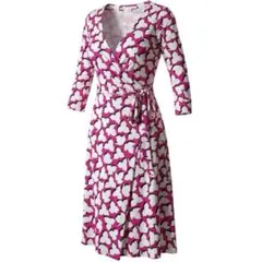 Diane von Furstenberg ラップドレス シルク100% 0