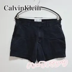 カルバンクライン レディース ショートパンツ Mブラック 黒 ウエストゴム CKのサムネイル