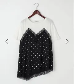 niko and... トリムレースドッキングTシャツのサムネイル