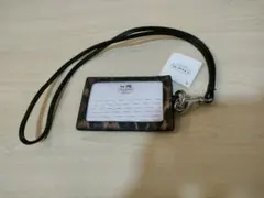 COACH ヒョウ柄 パスケース F66953