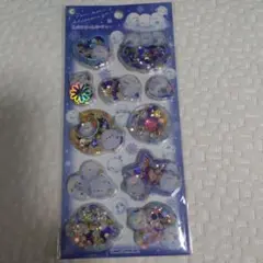 シマエナガ　スパンコールパーティー　シール　カミオジャパン