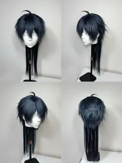 ツイステ　マレウス　ドラコニア　コスプレ　ウィッグ　完成品　カットセット済み