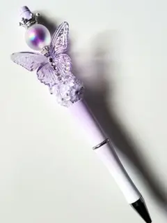 カスタムボールペン✨蝶々✨キラキラ✨フラワー