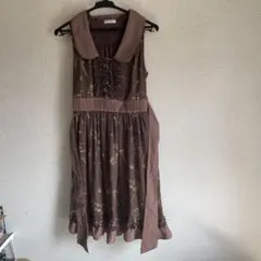 axes ノースリーブ ロングワンピース