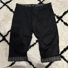 BURBERRY BLACK LABEL ハーフパンツ 70サイズ ブラック